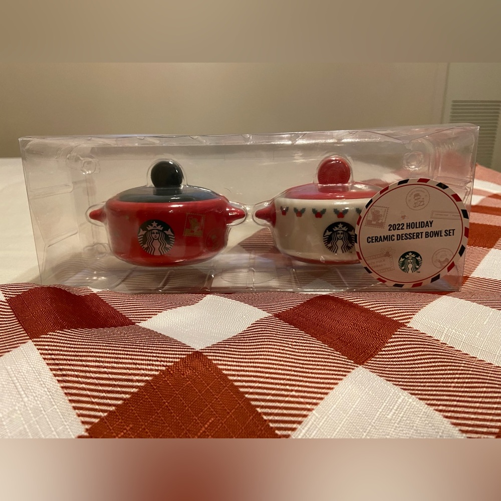 2022 Winter Korea Starbucks Mini Candy Jar